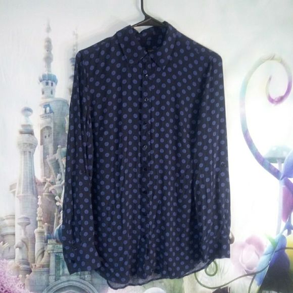 🌺 - Blue talbots button down shirt - Picture 2 of 5